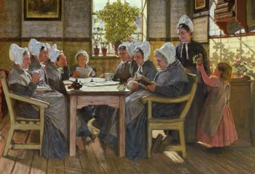 Nos Pauvres: Lecture de la Bible, Chelsea Workhouse, 1878